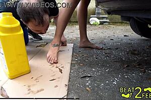 Perv Neighbor Ravages Raven Rogue's Bare Feet