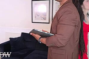 Tattooed nympho slut's wild ride on massive BBC enforcer