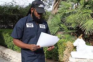 Bodybuilder rams monster cock deep into Simone Steele's tight ass roughly