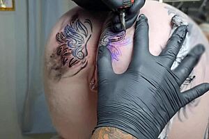 starting my day switching up this tattooed anal with huge black cock fisting worship