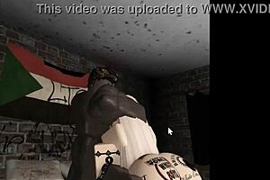 Blonde Slut Bunny Sucks Cock Hard in Roblox Condo!