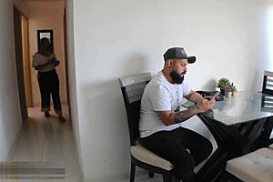 chubby colombian milf neighbor dirty creampie fantasy vaginal fuck