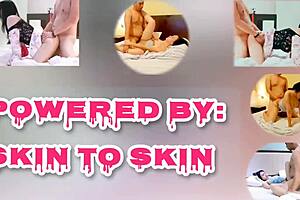 Pretty Asian Wife in Lingerie Bent Over for Hard Doggystyle Creampie Fucking