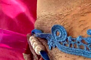 wanna see this wet pussy stuffed with dildo and pearls till she cums hard?