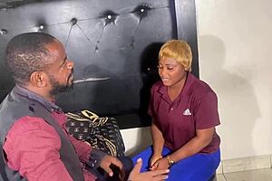 Pastor casts out demons from annabel in bent over doggystyle ritual