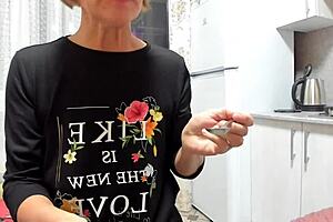 granny milf cfnm food fetish handjob ends in creampie cumshot