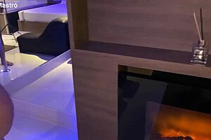 Amateur black stud rams monster cock into white ass in kitchen