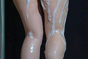 soapy college babes bounce big asses shower orgasm bubbles