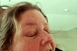 little whore watches her pussy wrecked by fat black cock