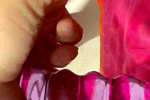 wanna see this wet pussy stuffed with dildo and pearls till she cums hard?