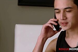 big titted cougar milf jerks tired young stud hungrily 💦