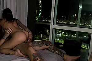 Tattooed beauty's sensual toy passion unfolds