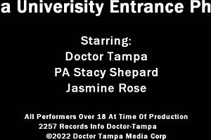 patient, dr tampa inspects jasmine rose's shaved pussy at university