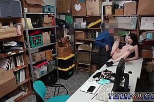 Sexy blonde cop, gonna fuck this thief or what?