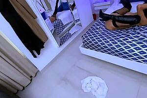 wanna see latina milf pounded hardcore quickie style?