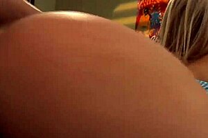 Horny Blonde's Big Tits Bounce Riding Monster Cock Hard!