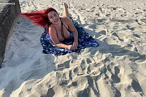 my cousin's such a beach slut, check what she did in public