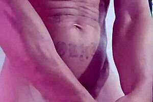 oh man my big hard monster cock throbs wildly on webcam tattooed beast