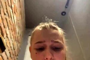 Incredible public outdoor teen fucking with big natural tits