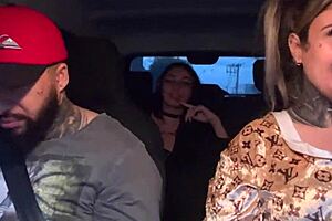 App Driver Gifts Petite Passenger Breast Suck and Fuck