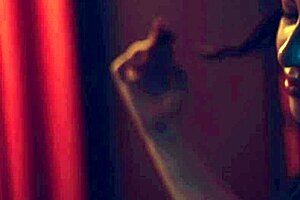 brunette slave licks toes hungrily like sweet dessert in femdom