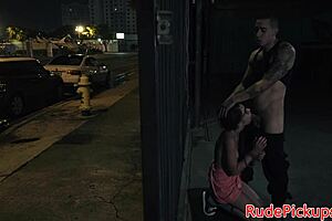 Spex Teen Thrilled by Intense Public Dom Facial