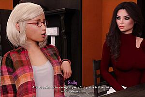 brunette dives deep into erotic game with sexy dik route thrills!