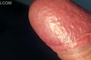 watch this intense amateur handjob explode with hot cumshot!