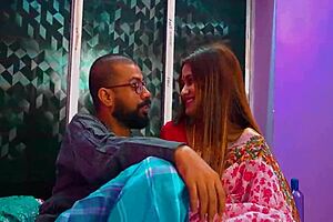 Beautiful Desi Wife Seduces Partner for Anniversary Bedroom Passion