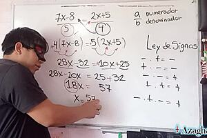 naughty japanese nerd teacher solves creampie equation with mexican student