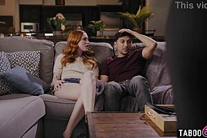 Intense petite milf stops fight with taboo sex