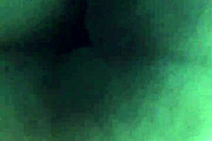 Candid retro leggings ass captured in hidden blue film