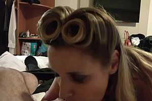 bettie hayward's vintage pinup playtime teases blowjobs and titty fucks