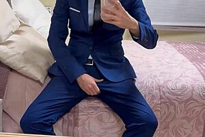 daddy your thick load from jerking that big cock is insane