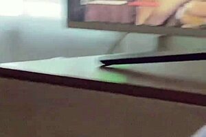 curious girl caught masturbating gets juicy pussy filled with cum