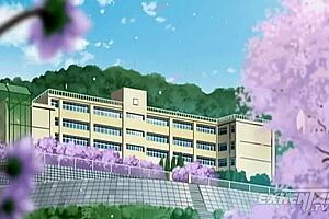 hentai uncensored classmate blowjob cum mouth tits play