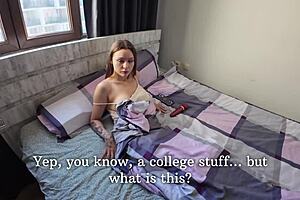 pov she teases letting rub wet pussy no deep penetration