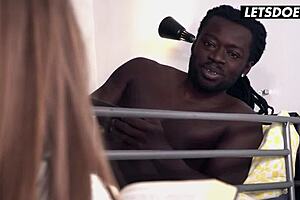 Sarah Kay rides monster BBC in horny hostel