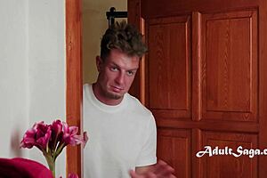 Blonde Milf Caught Showering Leads to Wild Fuck