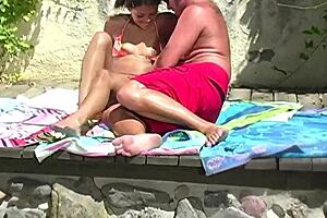 Sunshine endures double penetration and double facial cumshots.