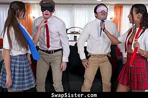 serena hill and lola aiko lose virginities in hardcore taboo 4some orgy!