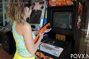 zoe foxx stars in raw pov blowjob and rough fucking tale