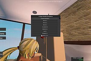 roblox slut teases sucking that throbbing monster cock deep