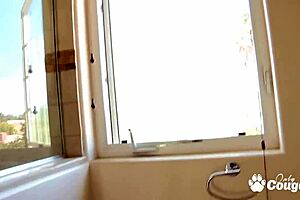 hey sovereign syre why stuff that big toy deep in your milf tight asshole?