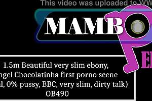 oh god 1.5m 35kg slim ebony teen angel takes huge bbc anal no pussy dirty talk