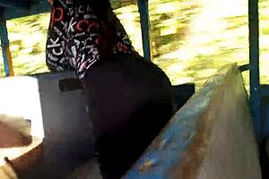 stranger gropes milf ass on bus sparking wild outdoor fun