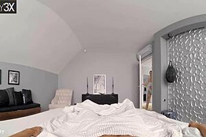 Lya Missy Deepthroats Cum Swallow Good Morning Blowjob