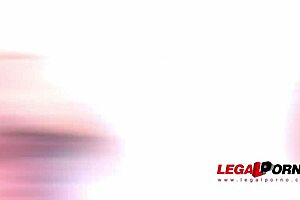 Gina Sweet takes brutal double penetration in ass and holes