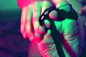 Jerk intensely to my pretty small bare feet up close