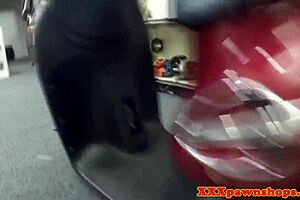 Pawn Babe Secretly Sucks Cock And Swallows Broker's Hot Load